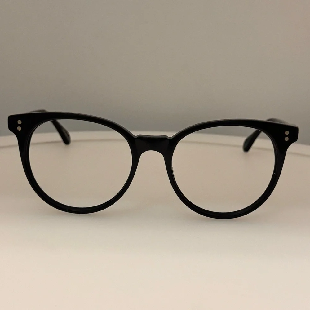 Authentic RAEN designer prescription round black eyeglasses frames